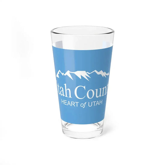 Flag of Utah County Utah (United States) Pint Glass 16oz 16oz - Go Mug Yourself
