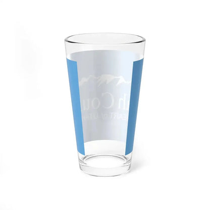Flag of Utah County Utah (United States) Pint Glass 16oz - Go Mug Yourself