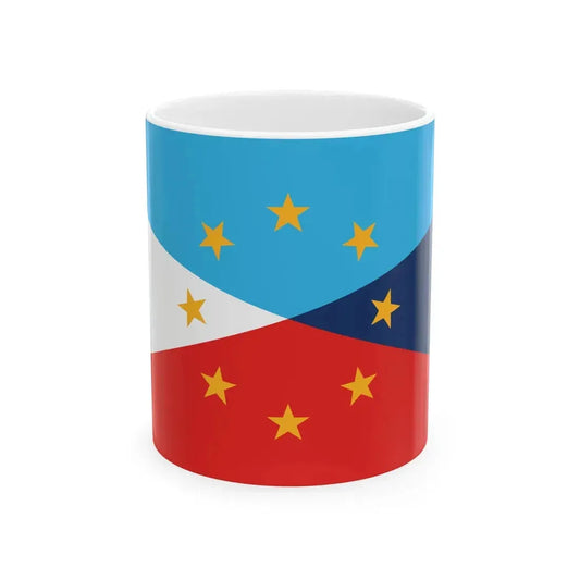 Flag of Utah semifinalist 1 (United States) White Coffee Mug 11oz - Go Mug Yourself