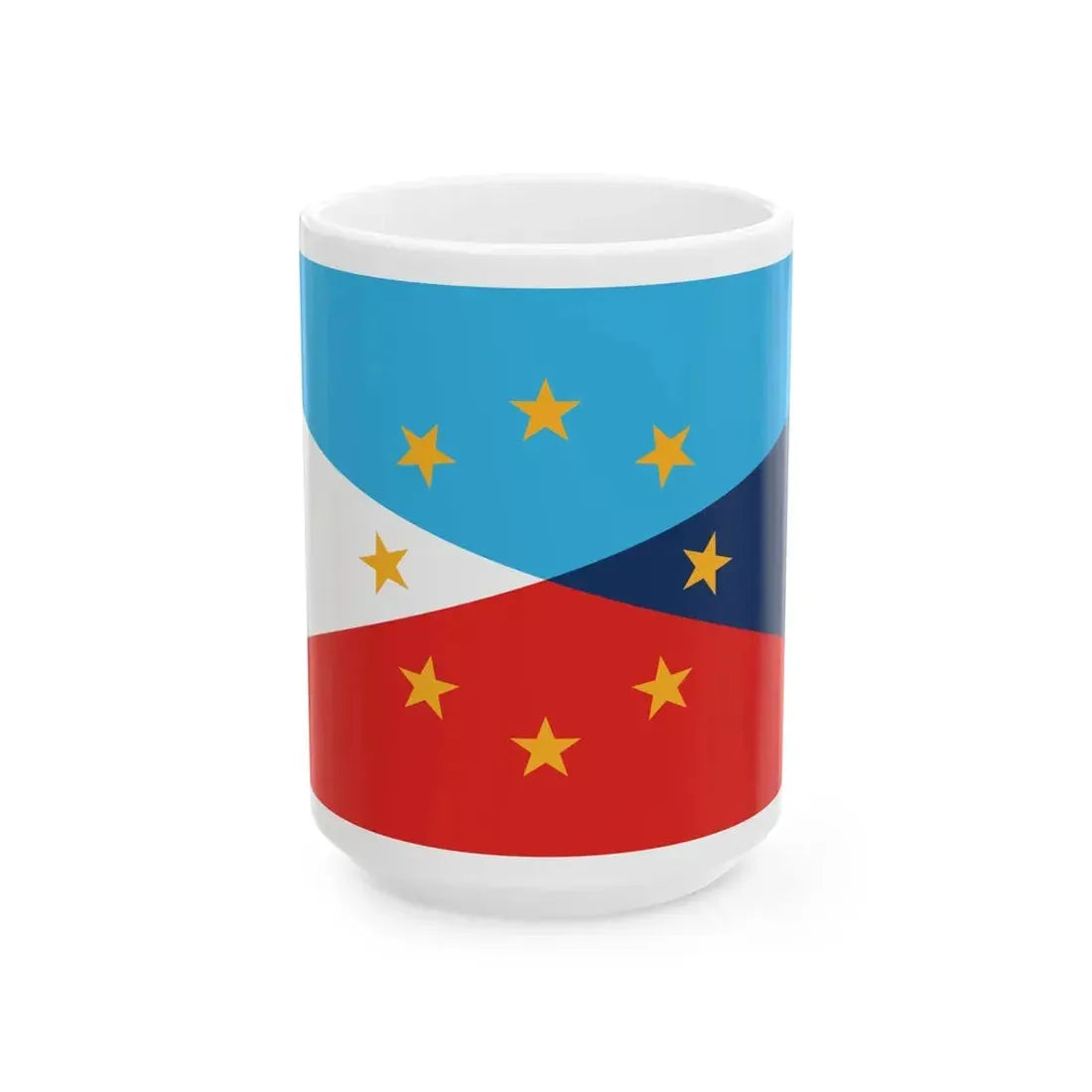 Flag of Utah semifinalist 1 (United States) White Coffee Mug 15oz - Go Mug Yourself