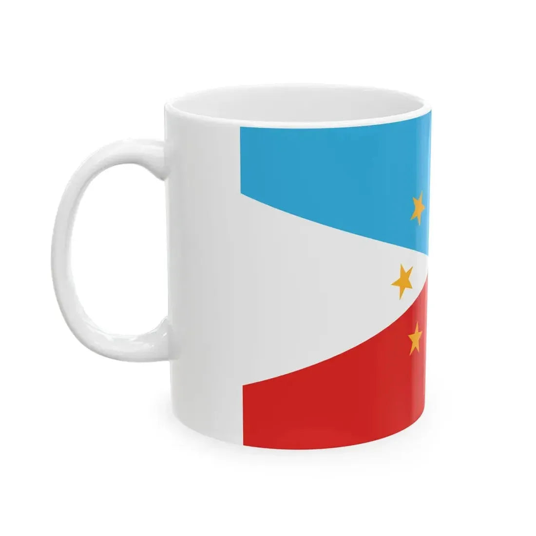 Flag of Utah semifinalist 1 (United States) White Coffee Mug - Go Mug Yourself