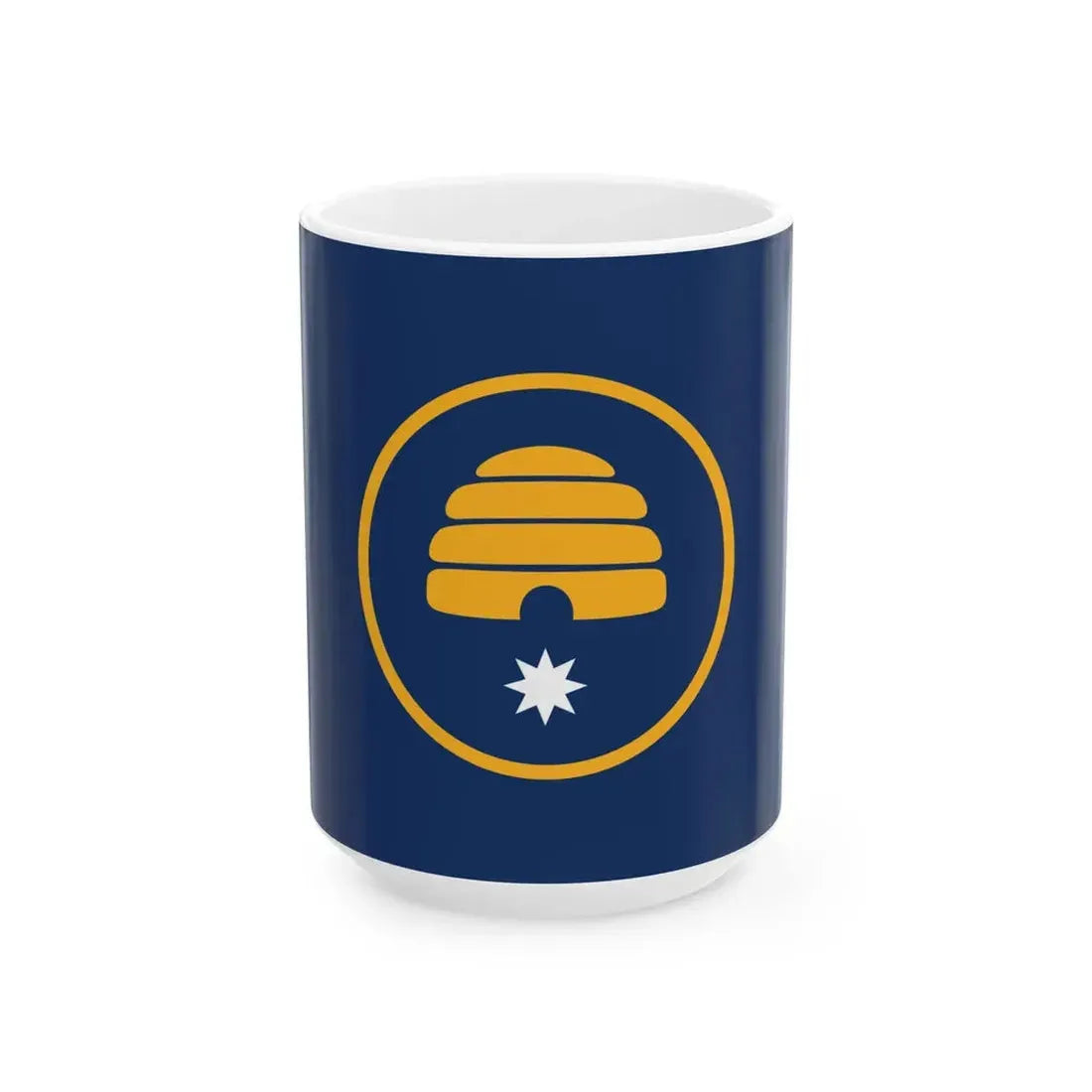 Flag of Utah semifinalist 2 (United States) White Coffee Mug 15oz - Go Mug Yourself
