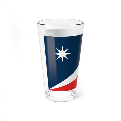 Flag of Utah semifinalist 3 (United States) Pint Glass 16oz - Go Mug Yourself