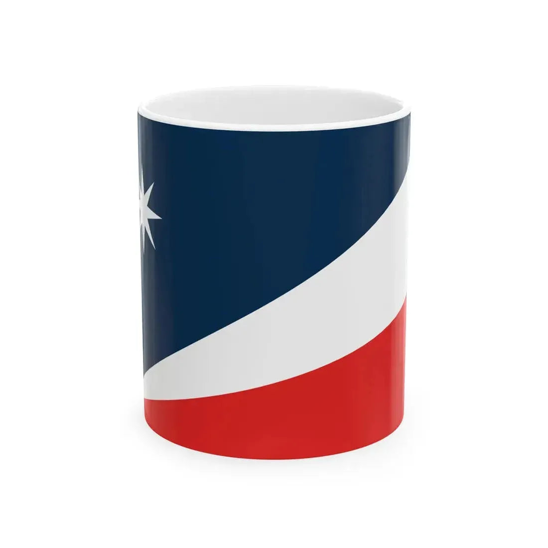 Flag of Utah semifinalist 3 (United States) White Coffee Mug 11oz - Go Mug Yourself