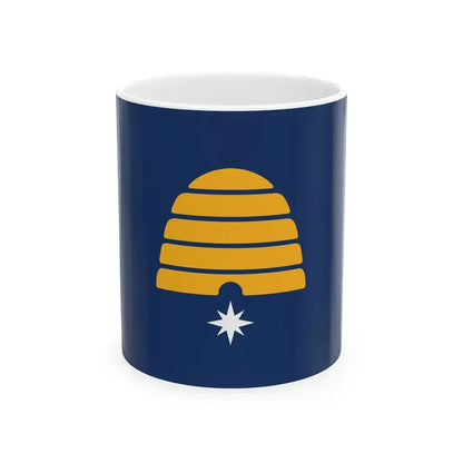 Flag of Utah semifinalist 4 (United States) White Coffee Mug 11oz - Go Mug Yourself
