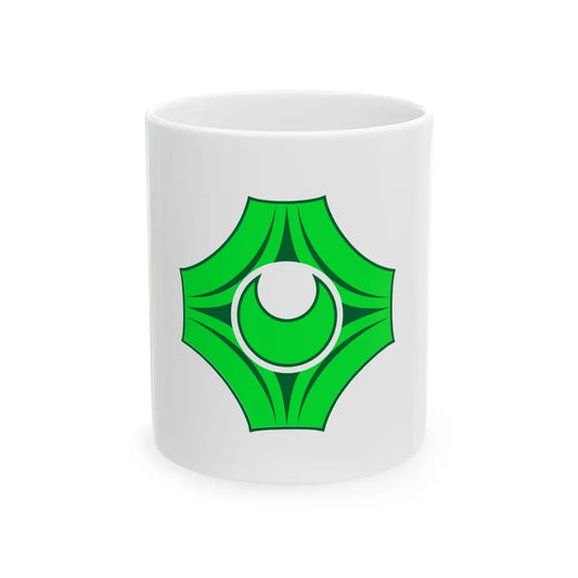 Flag of Utanobori Hokkaido 1962-2006 (Japan) White Coffee Mug 11oz - Go Mug Yourself