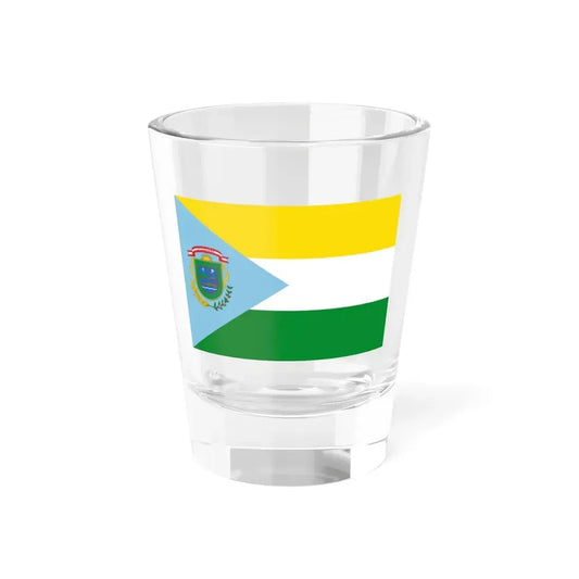 Flag of Utcubamba (Peru) Shot Glass 1.5oz 1.5oz - Go Mug Yourself