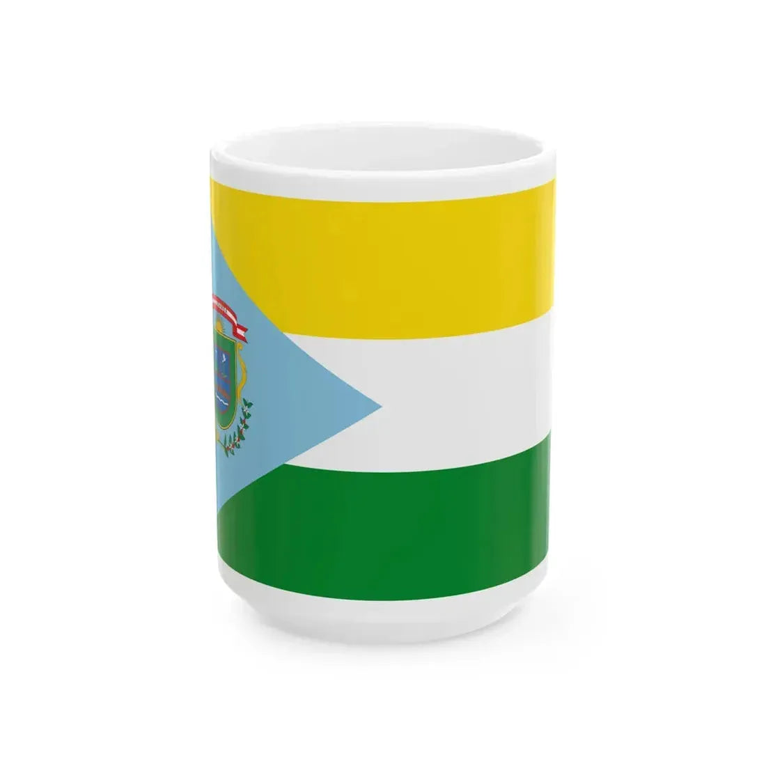 Flag of Utcubamba (Peru) White Coffee Mug 15oz - Go Mug Yourself