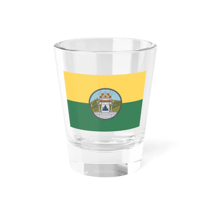 Flag of Uthai Thani (Thailand) Shot Glass 1.5oz 1.5oz - Go Mug Yourself