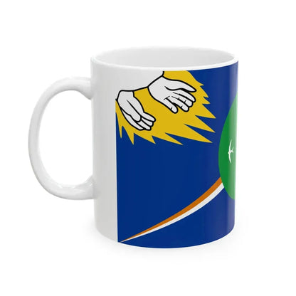 Flag of Utirik Atoll (Marshall Islands) White Coffee Mug - Go Mug Yourself