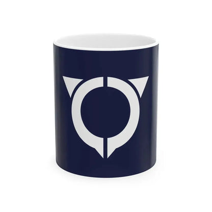 Flag of Uto Kumamoto (Japan) White Coffee Mug 11oz - Go Mug Yourself