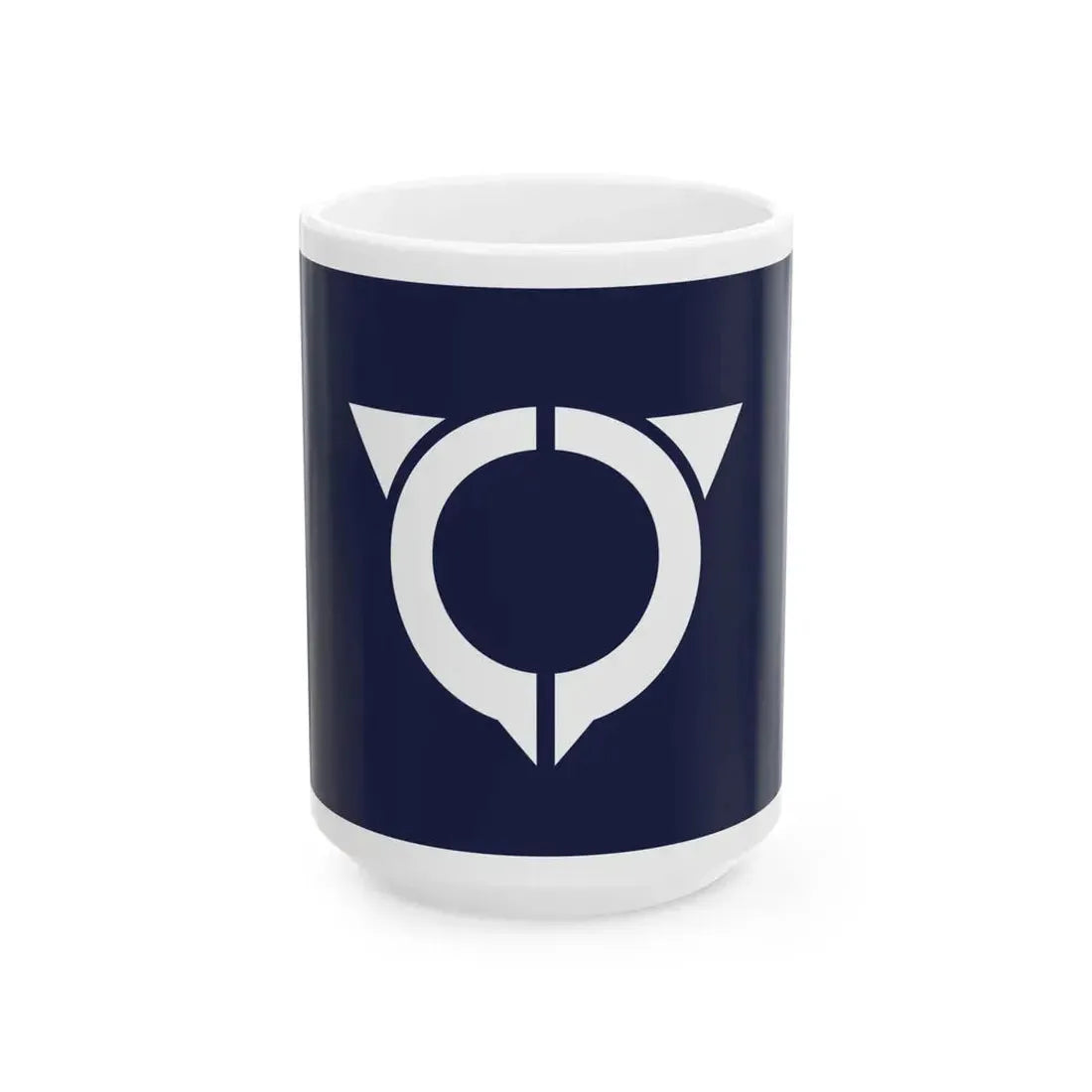 Flag of Uto Kumamoto (Japan) White Coffee Mug 15oz - Go Mug Yourself