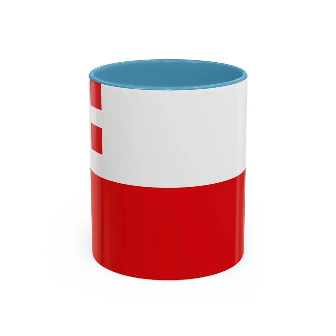 Flag of Utrecht Netherlands - Accent Coffee Mug 11oz Light Blue - Go Mug Yourself