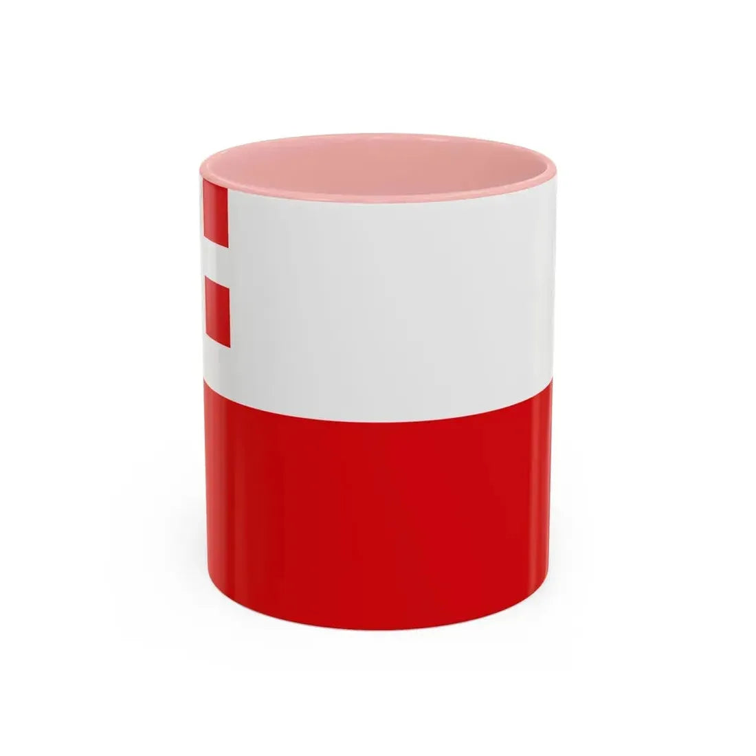 Flag of Utrecht Netherlands - Accent Coffee Mug 11oz Pink - Go Mug Yourself