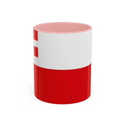 Flag of Utrecht Netherlands - Accent Coffee Mug 11oz Pink - Go Mug Yourself