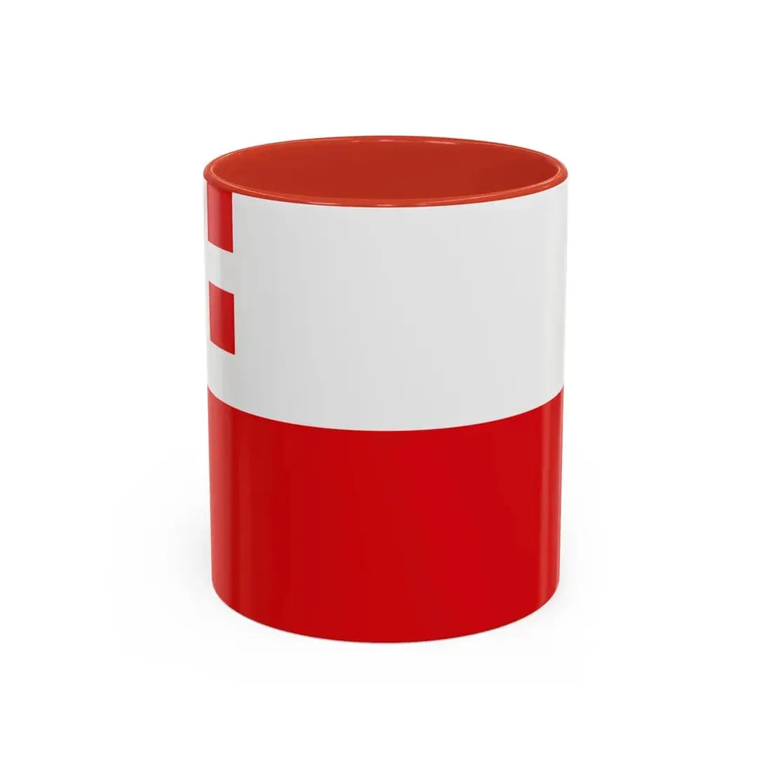 Flag of Utrecht Netherlands - Accent Coffee Mug 11oz Red - Go Mug Yourself