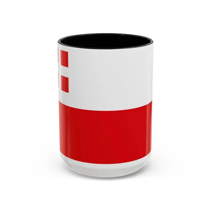 Flag of Utrecht Netherlands - Accent Coffee Mug 15oz Black - Go Mug Yourself