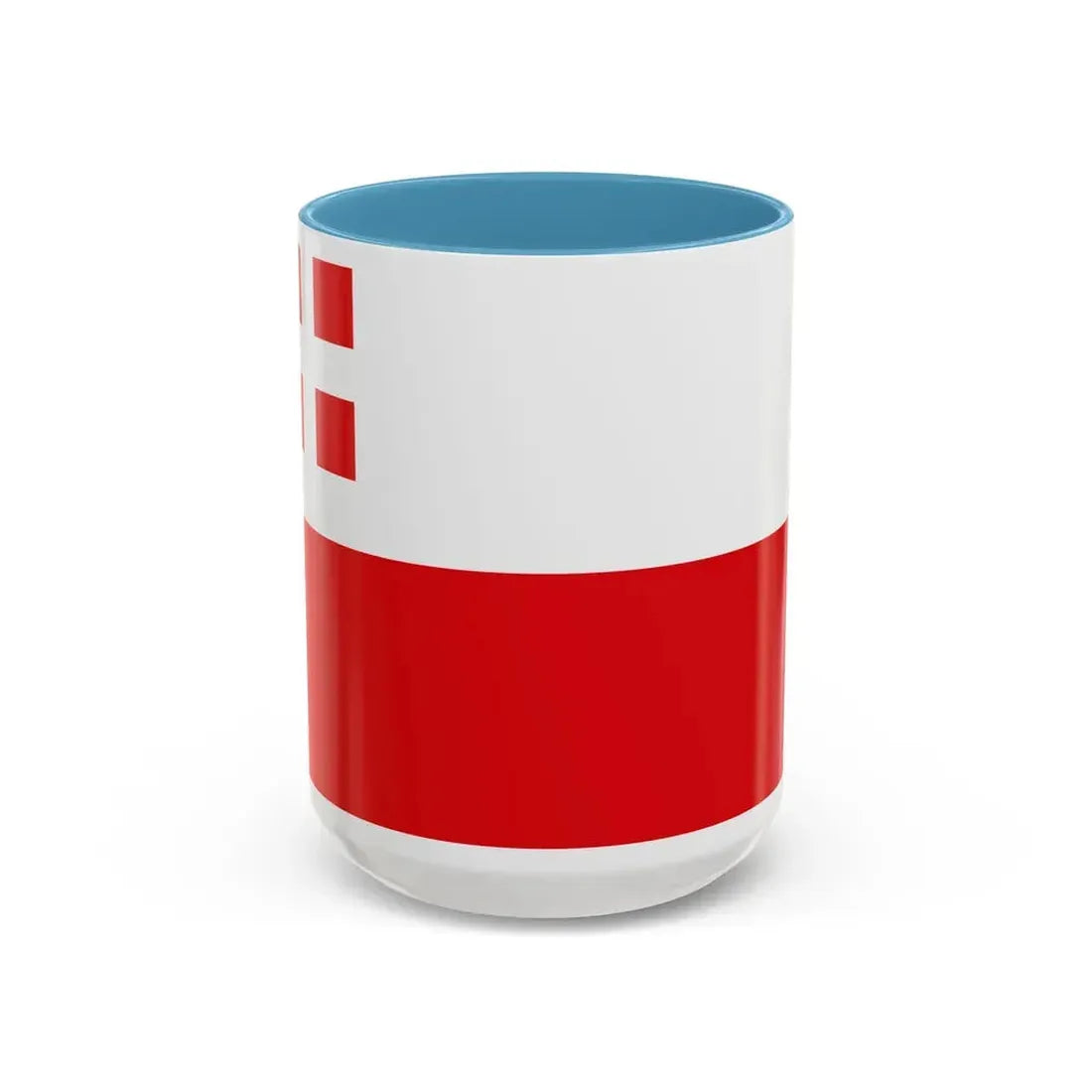 Flag of Utrecht Netherlands - Accent Coffee Mug 15oz Light Blue - Go Mug Yourself