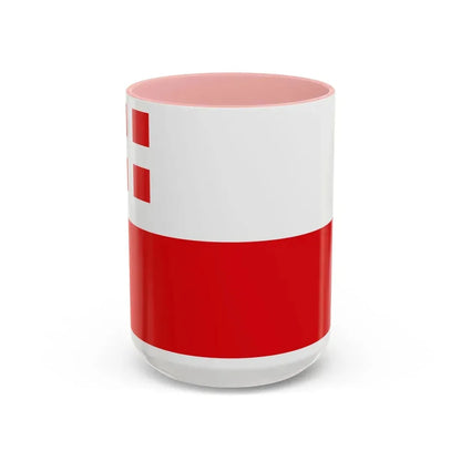Flag of Utrecht Netherlands - Accent Coffee Mug 15oz Pink - Go Mug Yourself