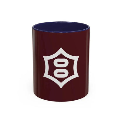 Flag of Utsunomiya Tochigi Japan - Accent Coffee Mug 11oz Navy - Go Mug Yourself