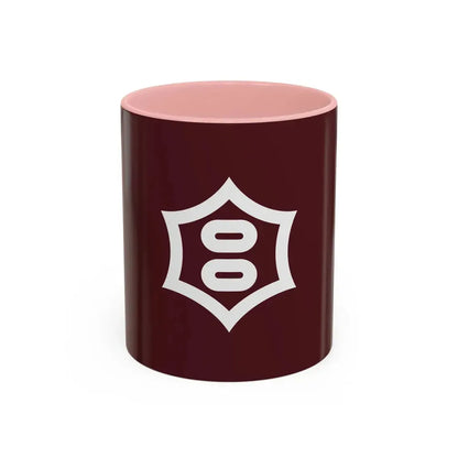 Flag of Utsunomiya Tochigi Japan - Accent Coffee Mug 11oz Pink - Go Mug Yourself