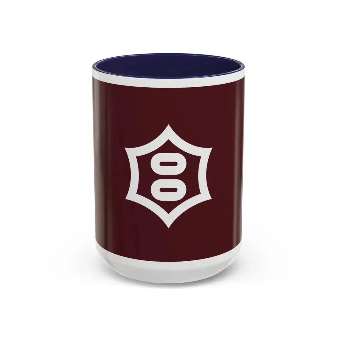 Flag of Utsunomiya Tochigi Japan - Accent Coffee Mug 15oz Navy - Go Mug Yourself