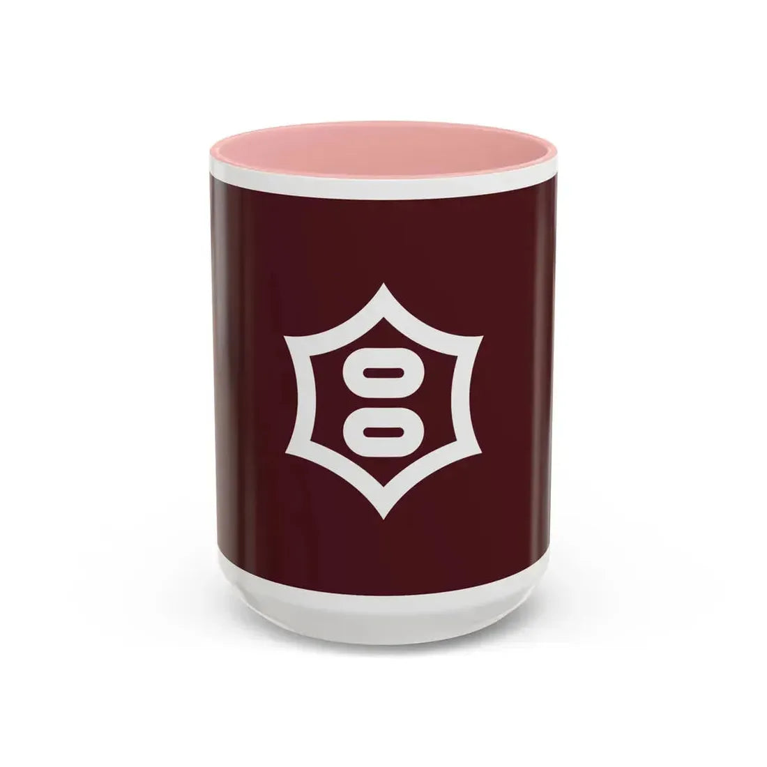 Flag of Utsunomiya Tochigi Japan - Accent Coffee Mug 15oz Pink - Go Mug Yourself