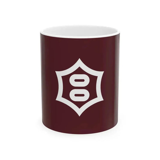 Flag of Utsunomiya Tochigi (Japan) White Coffee Mug 11oz - Go Mug Yourself