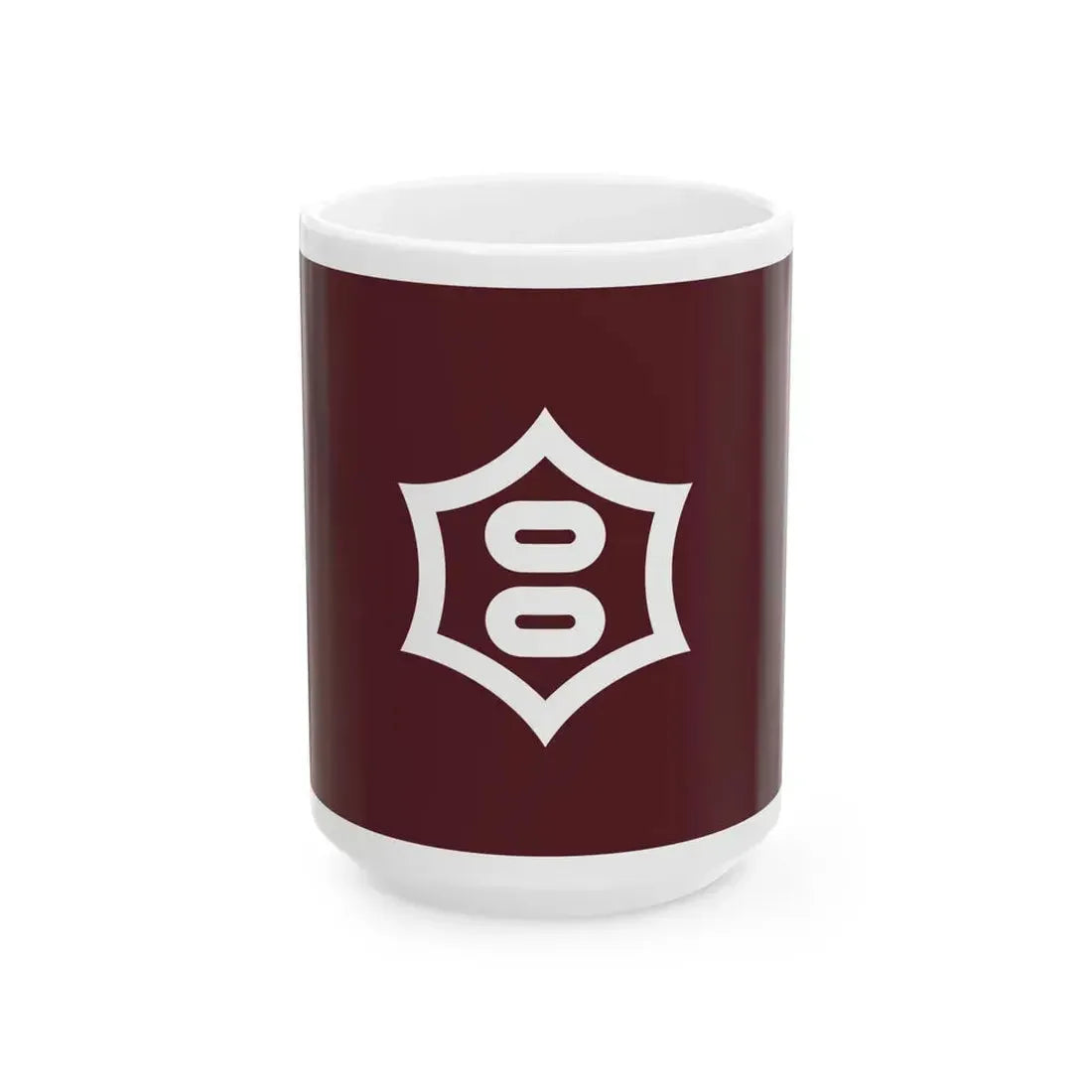 Flag of Utsunomiya Tochigi (Japan) White Coffee Mug 15oz - Go Mug Yourself