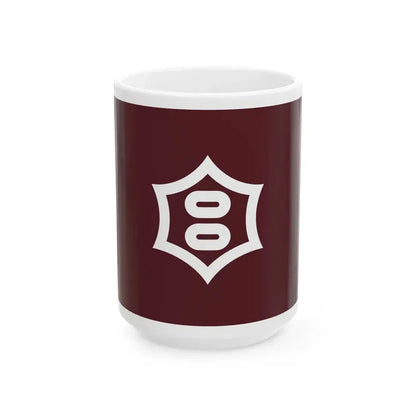 Flag of Utsunomiya Tochigi (Japan) White Coffee Mug 15oz - Go Mug Yourself