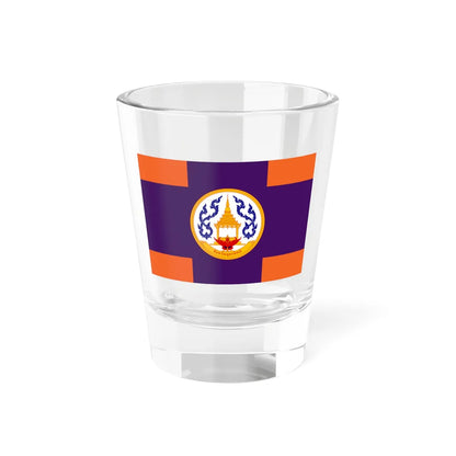 Flag of Uttaradit (Thailand) Shot Glass 1.5oz 1.5oz - Go Mug Yourself