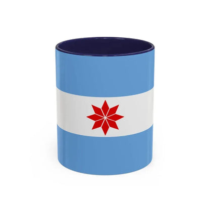 Flag of Uturuncos - Accent Coffee Mug 11oz Navy - Go Mug Yourself