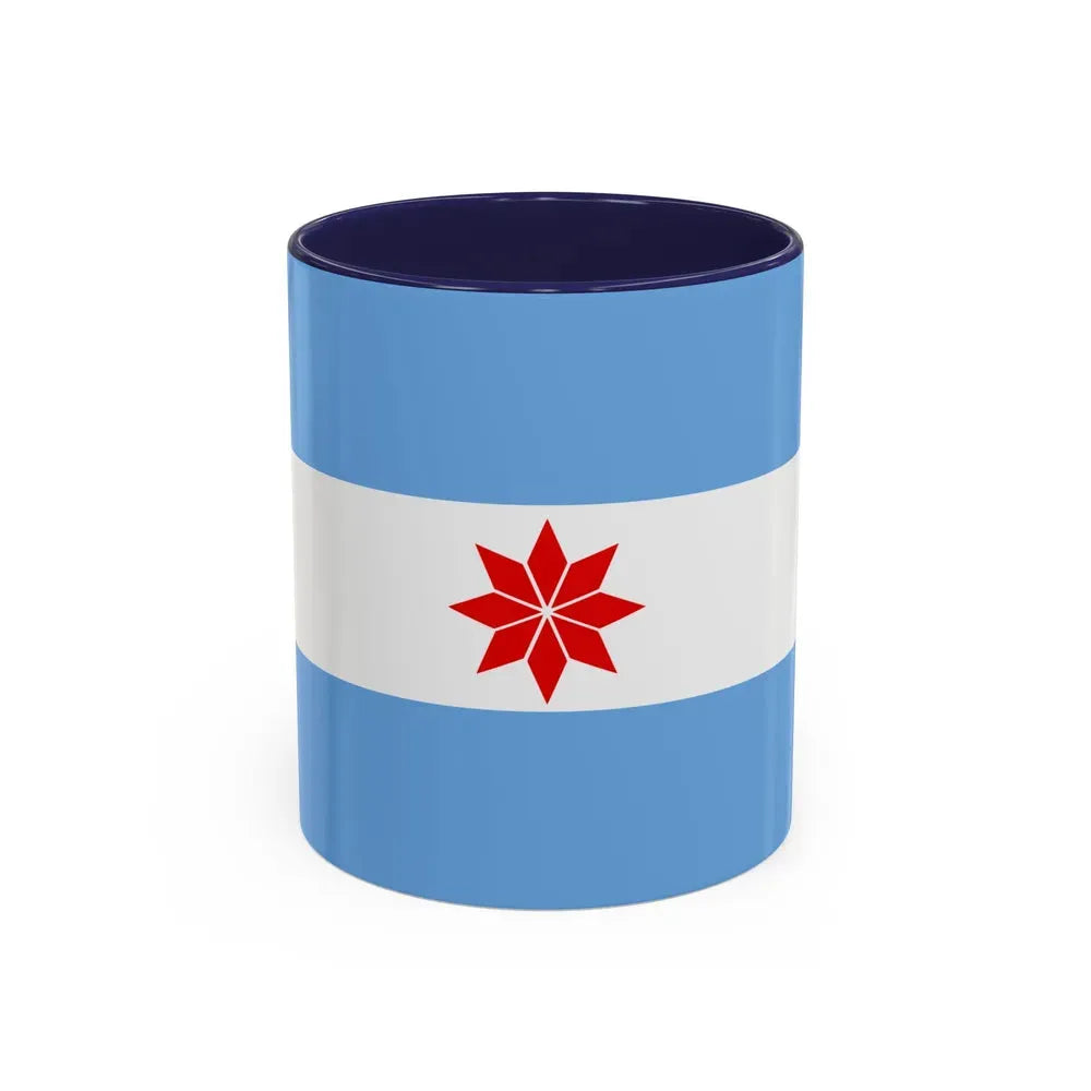 Flag of Uturuncos - Accent Coffee Mug 11oz Navy - Go Mug Yourself