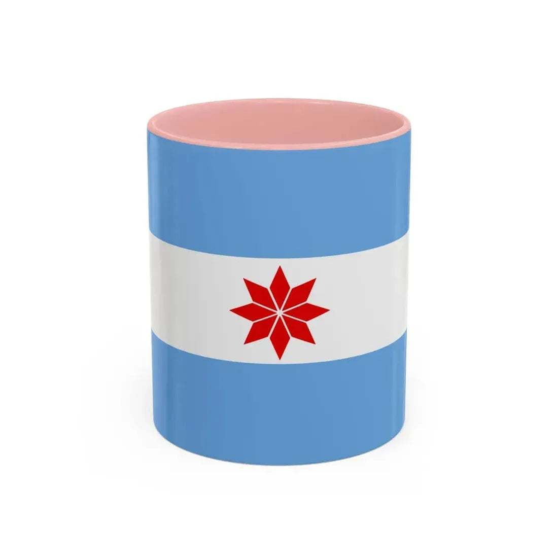 Flag of Uturuncos - Accent Coffee Mug 11oz Pink - Go Mug Yourself