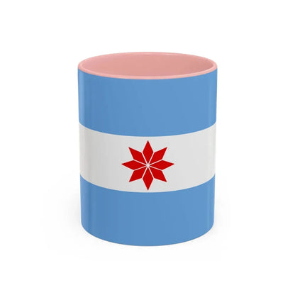 Flag of Uturuncos - Accent Coffee Mug 11oz Pink - Go Mug Yourself