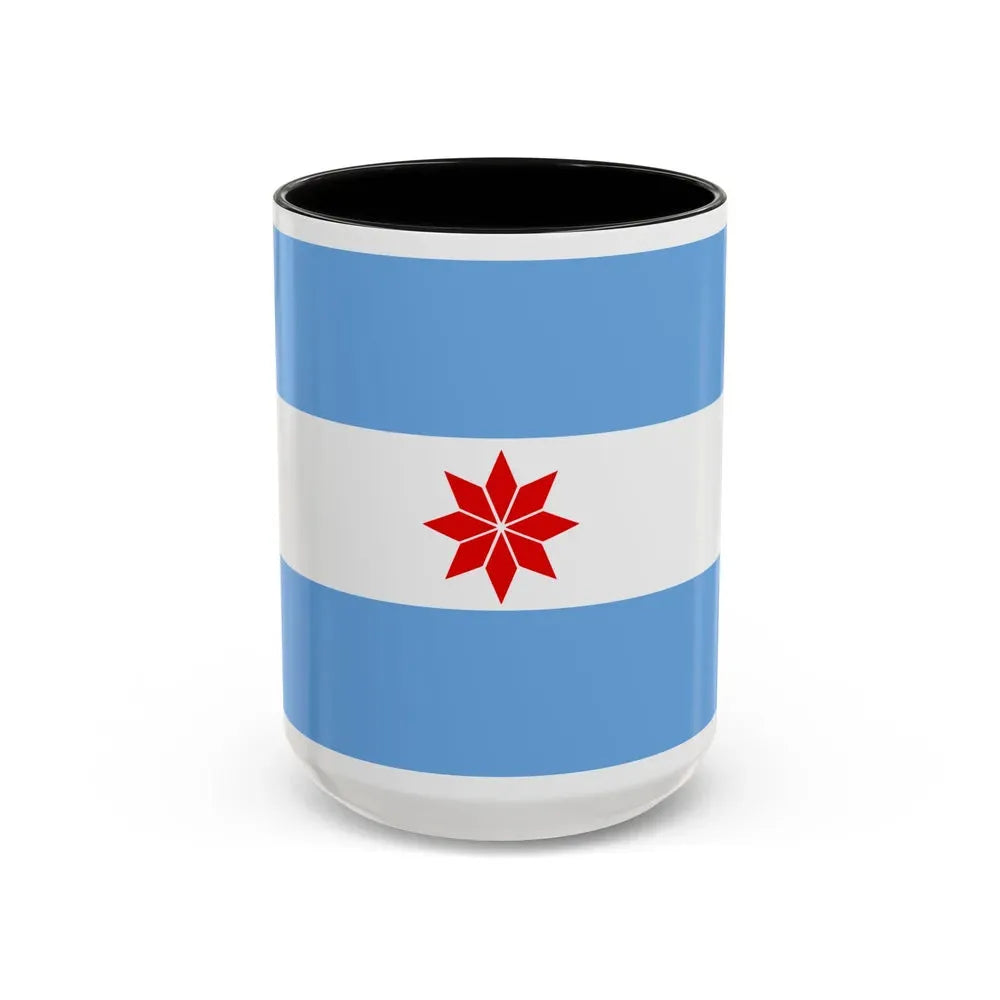 Flag of Uturuncos - Accent Coffee Mug 15oz Black - Go Mug Yourself