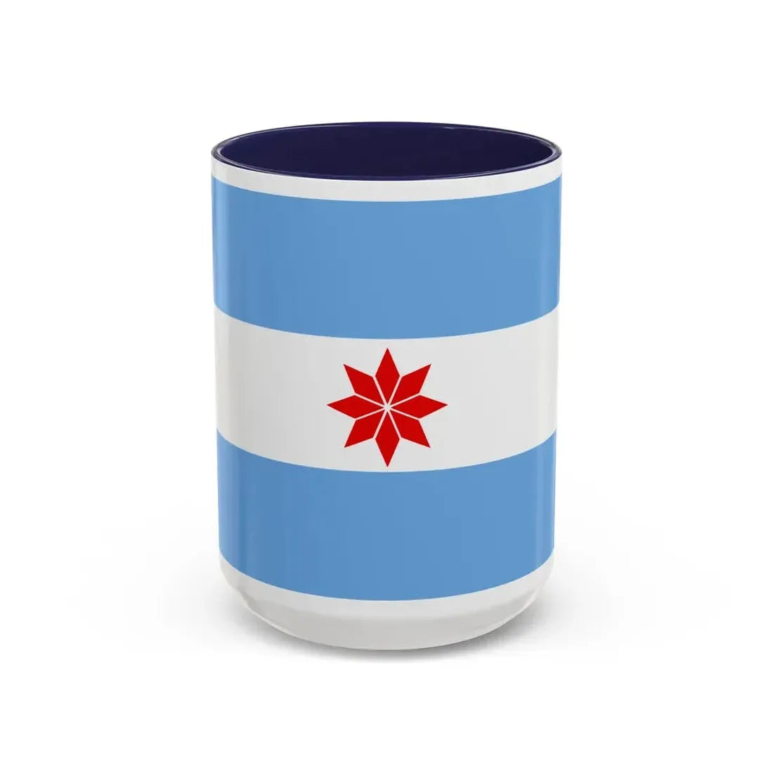 Flag of Uturuncos - Accent Coffee Mug 15oz Navy - Go Mug Yourself