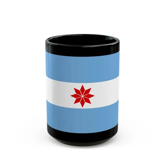 Flag of Uturuncos - Black Coffee Mug 15oz - Go Mug Yourself