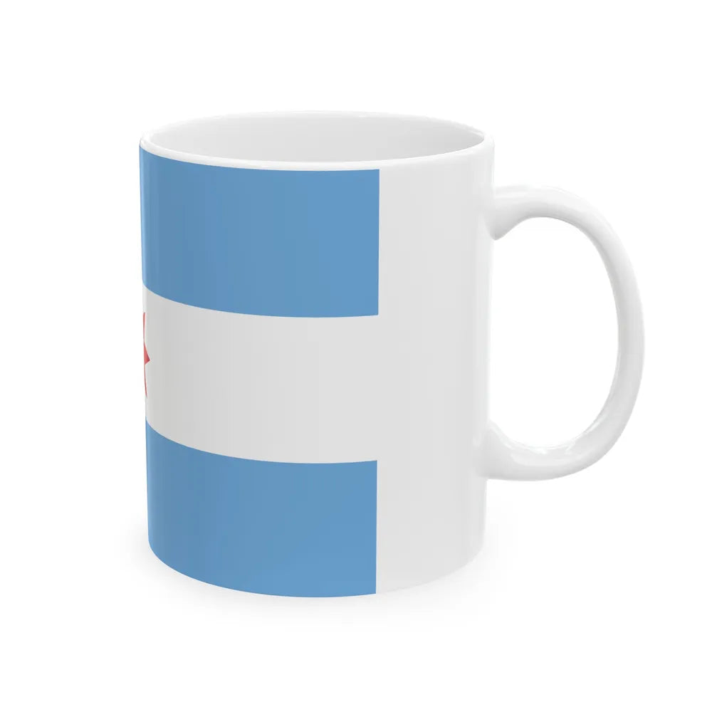 Flag of Uturuncos - White Coffee Mug-Go Mug Yourself