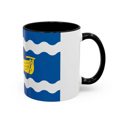Flag of Uusimaa Finland - Accent Coffee Mug - Go Mug Yourself