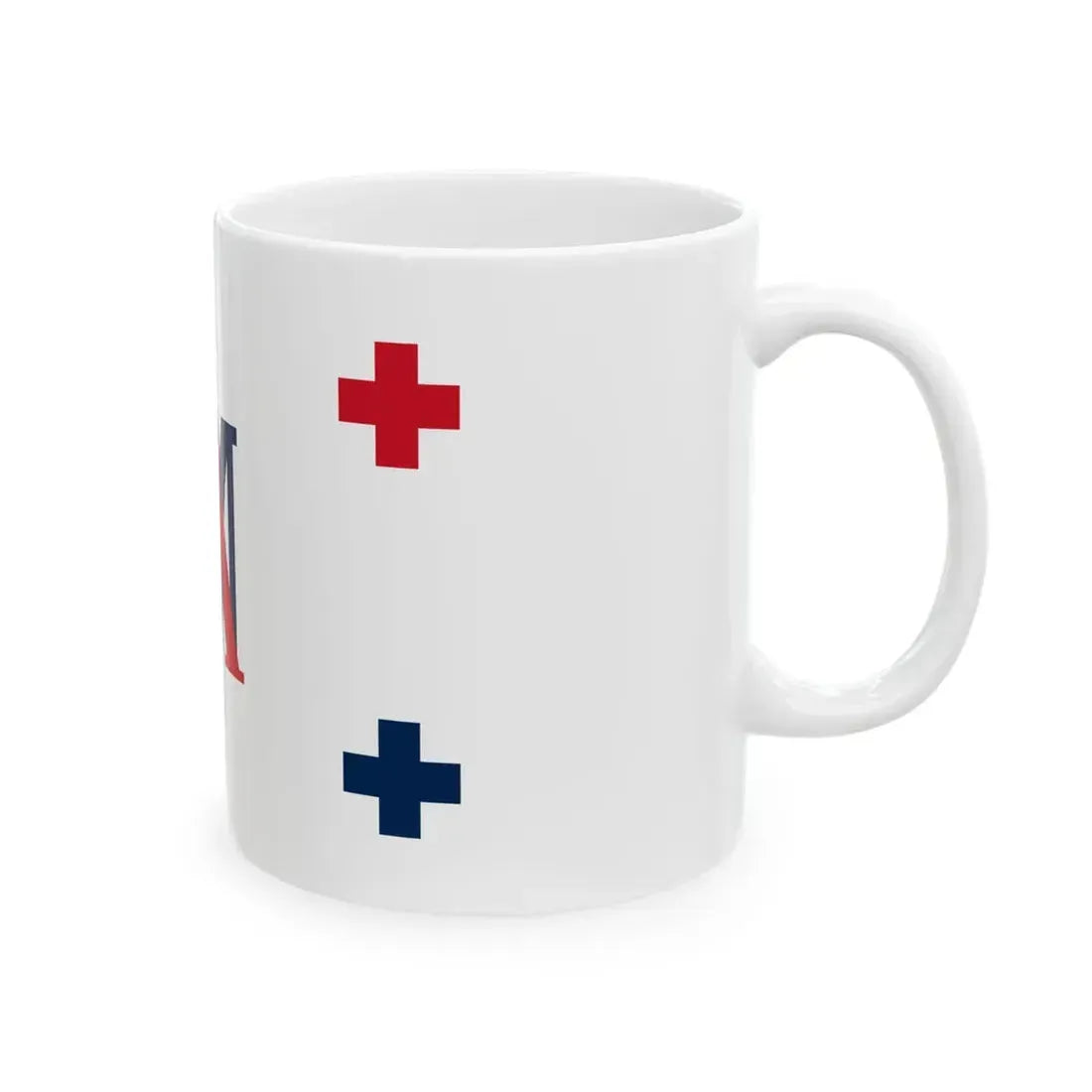 Flag of Uvea 1842-1860 (Belgium) White Coffee Mug - Go Mug Yourself