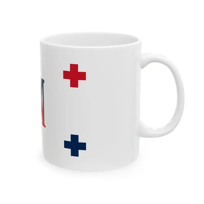 Flag of Uvea 1842-1860 (Belgium) White Coffee Mug - Go Mug Yourself