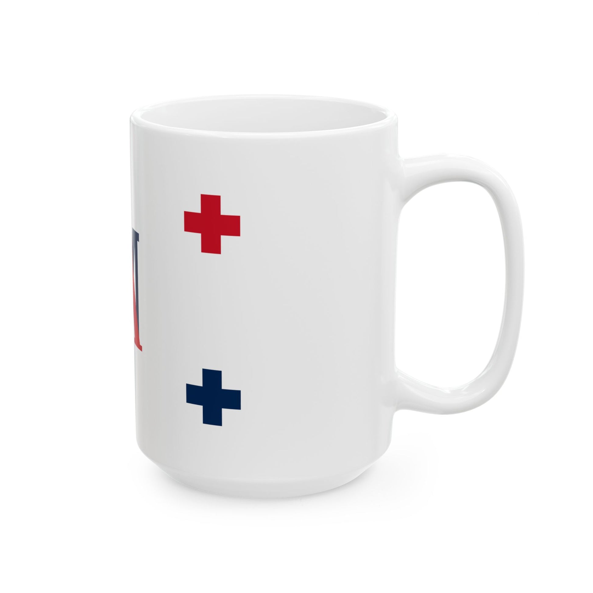 Flag of Uvea 1842-1860 (Belgium) White Coffee Mug-Go Mug Yourself