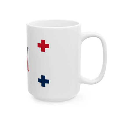 Flag of Uvea 1842-1860 (Belgium) White Coffee Mug - Go Mug Yourself