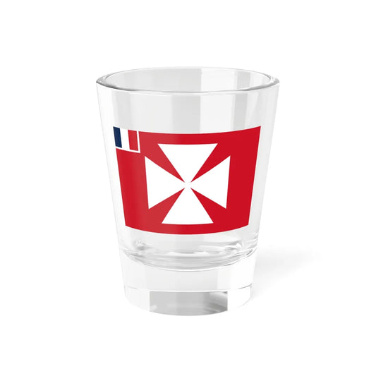 Flag of Uvea 1886-1887 (Belgium) Shot Glass 1.5oz 1.5oz - Go Mug Yourself