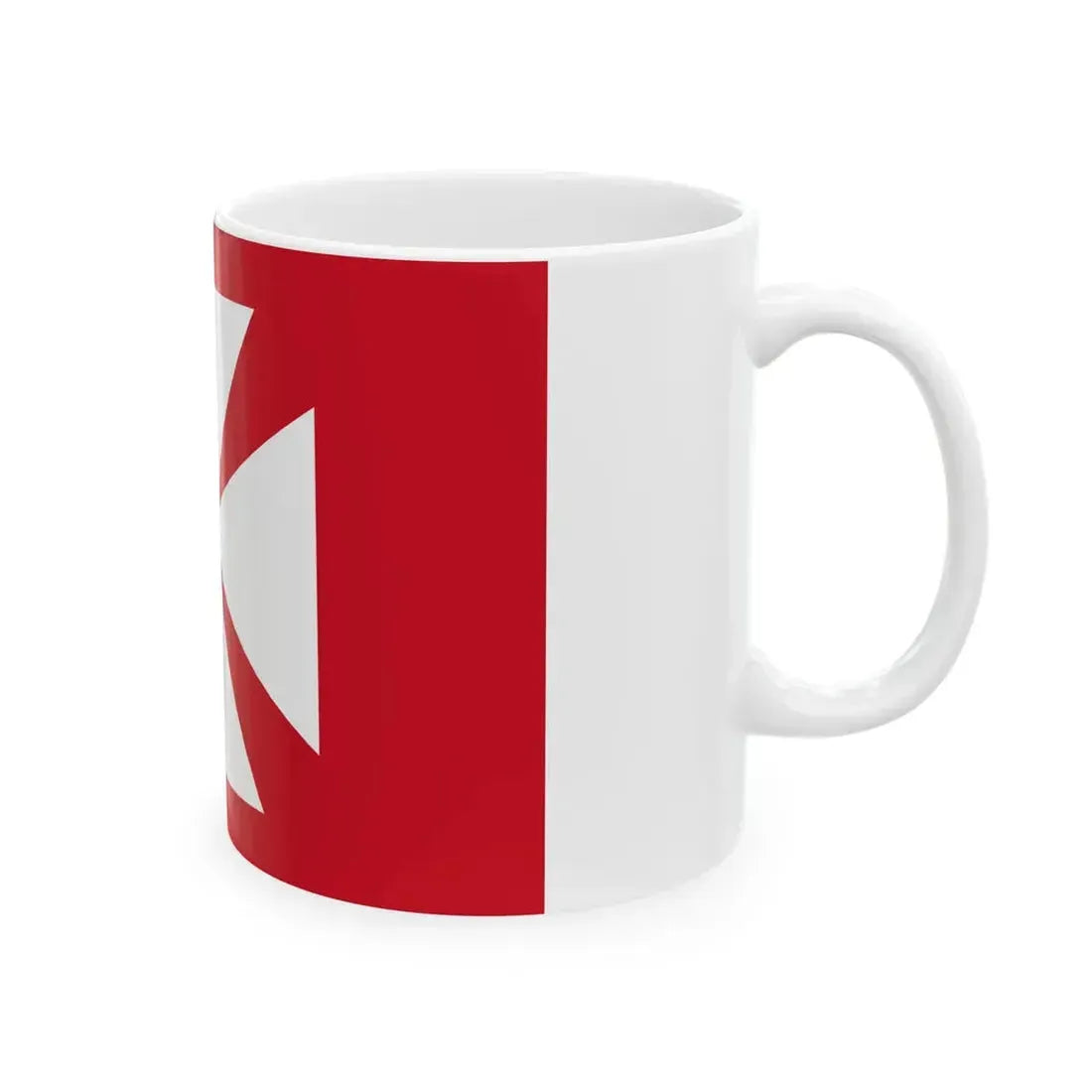 Flag of Uvea 1886-1887 (Belgium) White Coffee Mug - Go Mug Yourself