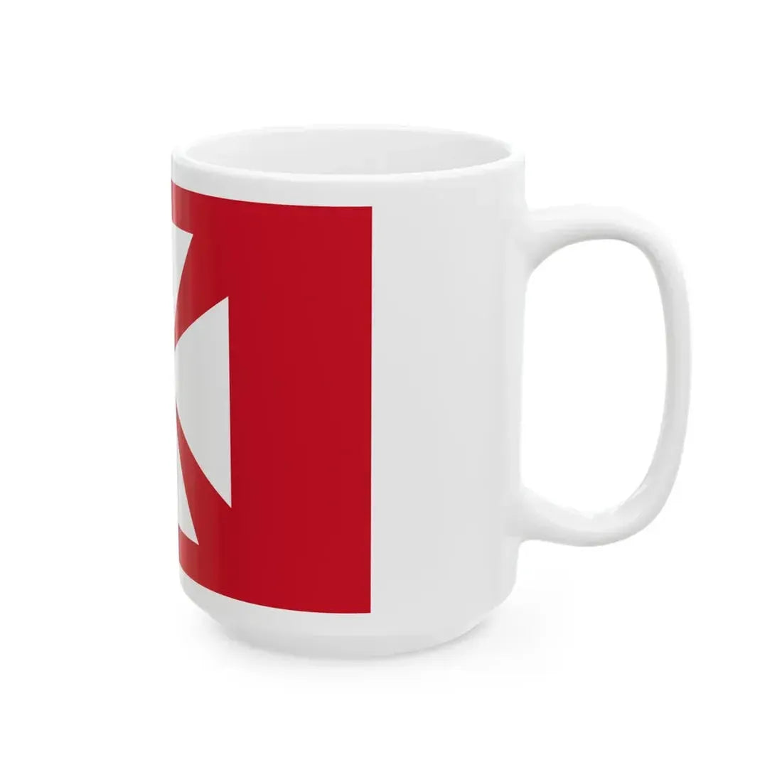 Flag of Uvea 1886-1887 (Belgium) White Coffee Mug - Go Mug Yourself