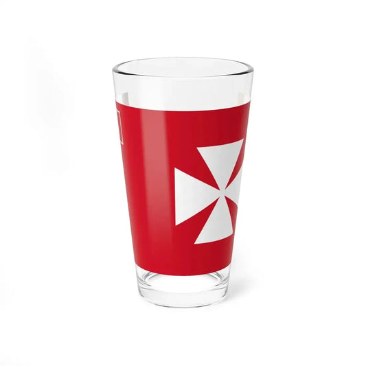 Flag of Uvea (France) Pint Glass 16oz 16oz - Go Mug Yourself