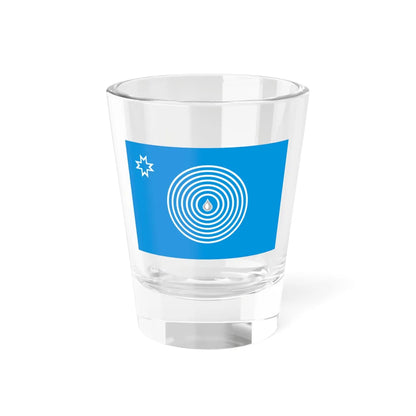 Flag of Uvinsky rayon (Russia) Shot Glass 1.5oz 1.5oz - Go Mug Yourself