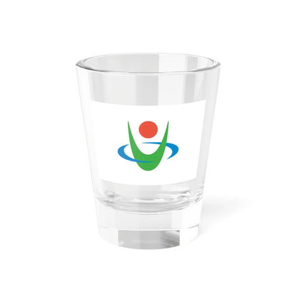 Flag of Uwajima Ehime (Japan) Shot Glass 1.5oz 1.5oz - Go Mug Yourself